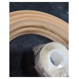 Floor Cord Cover 6ft, Maple Wood Cord Hider Floor Hide Extension Cords, Floor Cable Management Floor Cable Cover Wire Covers for Cords, Cable Protector Cord Cavity W0.6in x H0.32in