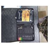 Caliart 176PCS Art Supplies Sketching Kit with 100 Sheets 3-Color Sketch Book, Graphite Colored Charcoal Watercolor & Metallic Pencils, Drawing Set Christmas Gifts for Adults Teens Girls Boys Kids