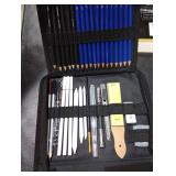 Caliart 176PCS Art Supplies Sketching Kit with 100 Sheets 3-Color Sketch Book, Graphite Colored Charcoal Watercolor & Metallic Pencils, Drawing Set Christmas Gifts for Adults Teens Girls Boys Kids