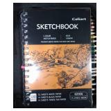 Caliart 176PCS Art Supplies Sketching Kit with 100 Sheets 3-Color Sketch Book, Graphite Colored Charcoal Watercolor & Metallic Pencils, Drawing Set Christmas Gifts for Adults Teens Girls Boys Kids