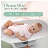 Momcozy Baby Scale, Multi-Function Scale for Body Weight&Height Measurement, Large Capacity for Toddler&Children&Pet&Adult, Perspectives Switch, Removable Tray, 5 Units, Digital LED Screen, Auto-Off