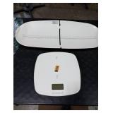 Momcozy Baby Scale, Multi-Function Scale for Body Weight&Height Measurement, Large Capacity for Toddler&Children&Pet&Adult, Perspectives Switch, Removable Tray, 5 Units, Digital LED Screen, Auto-Off