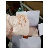 TEXAS LINEN CO. 100% Egyptian Cotton Split King Sheets Sets for Adjustable Bed - 600 Thread Count 5 PC Top Split King Sheets, 16 Deep Pocket Soft Cooling Sheets for Split King Adjustable Bed - Blush