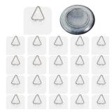 DIDUDIDU Wall Plate Hangers for Display - Invisible Adhesive Picture Hangers for Wall - Ideal for Hanging Decorative Plates | Photo Frames | Paintings - 2.3 Inch