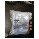 Period Bag for Teen Girls, Corduroy Sanitary Napkin Storage Bag, Cute Cosmetic Pouch for Women with Slip-in Pockets(Sky Blue)