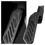 GearUp Dead Pedal Foot Rest Compatible with Jeep Wrangler JL JLU/Gladiator JT 4XE 2018-2025 Aluminum Alloy Left Side Foot Pedal Pads
