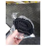 OLANLY Toilet Rugs U-Shaped 24x20, Extra Soft Absorbent Chenille Contour Bathroom Rugs for Toilet, Dry Quickly, Machine Washable, Non-Slip Bath Mat, Black