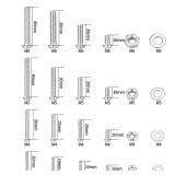 wugongshan 1080 Pcs Screws Bolts and Nuts Assortment Kit, Metric Machine Screws and Nuts and Flat Washers, M3/M4/M5/M6 Cross Slotted Round Head Bolts Sets (C)