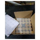 NETANY 24 Pcs Glass Spice Jars with Bamboo Lids, 4 oz Glass Jars with Minimalist Farmhouse Spice Labels Stickers, Collapsible Funnel, Seasoning Storage Bottles for Spice Rack, Cabinet, Drawer