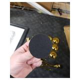 2 Sets(6 Pcs) Brass Gold Metal Taper Candle Holders Candlestick Holders, Vintage Modern Decorative Centerpiece Candlestick Holders for Table Mantel Wedding Housewarming Gift