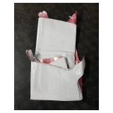 HILAVO Pink and White Square Balloon, 20 PCS Double Sided Foil Balloons Wall Flat Square Balloon Backdrop for Girls Coquette Birthday Decoration Bridal Baby Shower Party Decoration