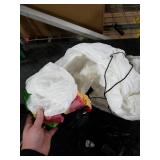 7FT Christmas Inflatables Snowman Outdoor Yard Decorations, Giant Blow Up Snow Man Wear Magic Hat with Built-in Bright LED Lights for Garden Patio Lawn Indoor Party Xmas Decor