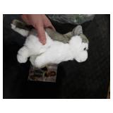 Living Nature Husky Stuffed Animal | Fluffy Dog Animal | Soft Toy Gift for Kids | 8 inches