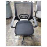 Black Mesh Rolling Computer Chair