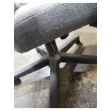 Grey Fabric Rolling Computer Chair