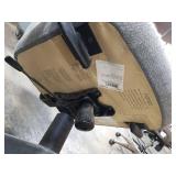 Grey Fabric Rolling Computer Chair