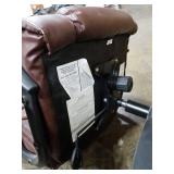 Cherry Pleather High Back Rolling Computer Chair