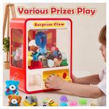 JOYIN Claw Machine Arcade Toy with LED Light & Adjustable Sound, Rechargable Dispenser Toys Mini Vending Machine for Kids - Perfect Christmas & Birthday Big Gifts for Kids, Ages 3+