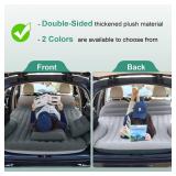 Ciremiv SUV Air Mattress with Double-Sided-Thick Flocked/with The Most Complete Sleeping Accessories/Car Mattress with Pump & Built-in Pillow/Car Air Mattress for Auto Camping,Road Trip