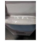 TieyaChkis 5 Piece Daybed Cover Set Twin Daybed Bedding Sets for All Season Lightweight Daybed Comforter with Matching Shams&Decorative Pillows, Double Sided-Quilting Day Bed Cover,39x75,White