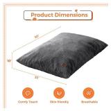 MAXYOYO 3 in 1 Kids Bean Bag Chair Bed, Convertible Chair Folds from Bean Bag to Lounger, Child Floor Sofa for Gaming, Reading, Floor Mattress with High-Density Foam Filling