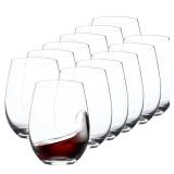 Flawless Crystal Wine Glasses 12pk