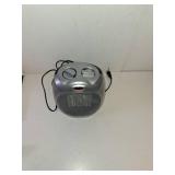 Amazon Basics Ceramic Space Heater, Portable Indoor Heating Solution, With Overheat and Tip-Over Protection, Thermostat, Non-Oscillating, 1500W, 7.52\"D x 6.34\"W x 9.45\"H, Silver