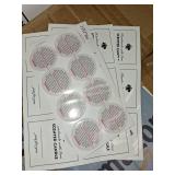 SUPMIND 12 Pack 10oz Pink Glass Candle Jars for Making Candles with Bamboo Lids Sticky Labels Warning Labels for Making Candles Empty Containers - Dishwasher Safe