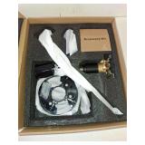 KES High Pressure 10 Inch Black Rain Shower Head System, Pressure Balanced Valve Included, Bathroom Shower Faucet with Valve, Single Handle Shower Valve Trim Kit, 18/8 Stainless Steel, XB6100S10-BK