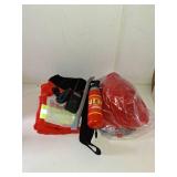 Spooktacular Creations Halloween Boys Fireman Costume, Firefighter Costume for Kids, Red Toddler Fireman Jumpsuit Accessories Set for Dress-up and Roleplay Party (Medium, 8-10 yrs)