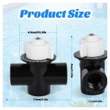 1/2-inch R172086 Control Valve, Pool Control Valve Compatible with 320 322, 300-29X, Effectively Manage the Flow Of Chlorine/Bromine Gas, Ensuring the Pool Water Remains Clean