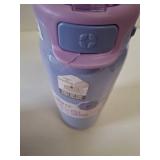 Ello Kids Pop & Fill 18oz Stainless Steel Water Bottle with Quick Fill Technology, Double-Wall Vacuum Insulation, Leak Proof Locking Lid, Sip & Chug, BPA Free, Gifts for Girls Boys, Purple Hol