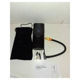 Tire Inflator Portable Air Compressor, 2X & 150PSI Faster Inflation Portable Air Pump with LED Light & Digital Pressure Gauge, Tire Pump for Car, Motorcycle, Bicycle, Ball