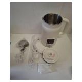 GDOR 35oz Nut Milk Maker, 9-in-1 Plant Milk Machine for Homemade Almond/Oat/Soy, Juice & Smoothie, Blender with 12 Stainless Steel Blades, Keep Warm, 12H Delay, Boil Water and Self-Cleaning