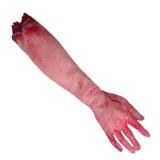 Bezall Halloween Bloody Body Parts, Scary Fake Severed Arm Realistic Broken Hand Props for Halloween Party Haunted House Decorations (Broken Arm)