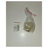 Thruifo Ball Style Gear Car Shifter Handle, Blue Luminous in Dark, MT Shifting Stick Lever Shift Knob Fit Most Automatic Manual Transmissions, White