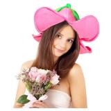 Jococs Flower Hat Flower Costume Fairy Costume Novelty Hats Cosplay Dress Up Themed Headwear for Party Supplies