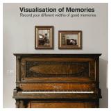 Splinterix 5x7 Gold Picture Frame, Ornate Vintage Picture Frames for Wall or Tabletop Display, 5x7 Photo Frame Gold with Real Glass, Display Poster 4x6 with Mat or 5x7 without Mat for Antique Deco