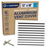 12x10 Inch (Duct Opening) Air Return Vent Cover Decorative Premium Aluminum AC Vent Cover for Ceiling & Wall, Rustproof Grille, Ideal for Home HVAC Grille, Durable & Easy to Install by ACLAMIN
