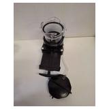 Camco Camper/RV Gate Valve - Features Built-In 3.5-Inch Clear Adapter & 4 Bayonet Prongs - Fits 3-Inch Sewer Fittings & Connects Easily to RV Drain Pipe (39053)