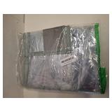 Sadnyy 3 Pieces Clear Luggage Cover PVC Suitcase Luggage Protector Waterproof Cover(Gray Border,Regular Style)