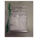 APQ Clear Gusseted Poly Bags, 5 x 3.5 x 12 Inch. Pack of 100 Gusseted Plastic Bags 1 Mil Thick for Favors with Open Top. Clear Plastic Bags for Packaging Cookies, Popcorn, Candies, Homemade Bread