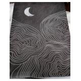 Moonlit/Sun Waves Art Prints - 2 ct