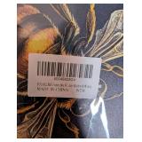 Bee Decorative Metal Sign - 8 in