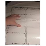 Weekly Menu Planner Dry Erase Board