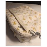 Yellow Floral Print Insulated Lunch Box