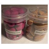 Red Rose + Ambergris Incense Cones Set