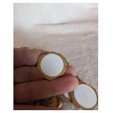 Gold Floral Wax Seal Stickers by Mopover