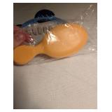 Decorative Hair Clip Set - Fish Design and Orange Brush