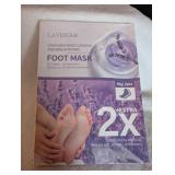 Lavender Moisturizing and Brightening Foot Mask 2-Pack